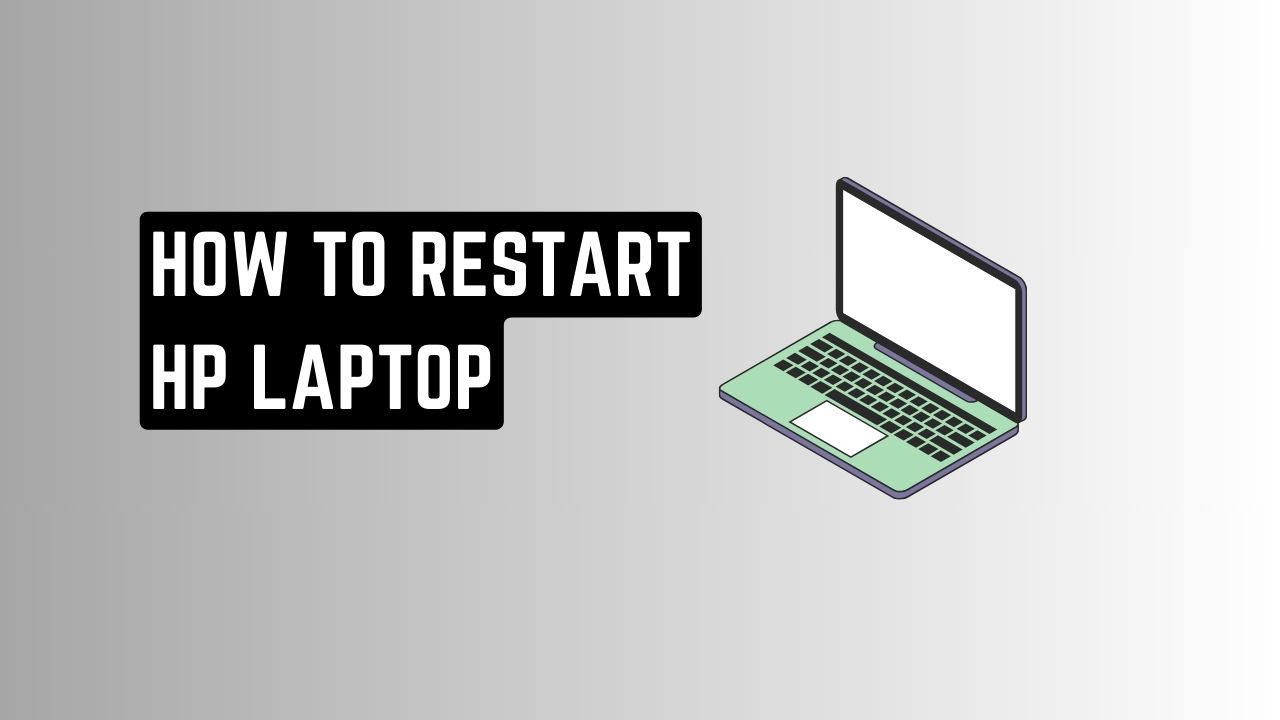 how to restart hp laptop